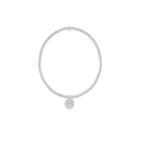 Classic Sterling 2mm Bead Bracelet - Inspire Love