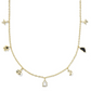 HALLOWEEN STRAND NECKLACE GOLD MULTI MIX