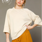 Taupe Lillies Top
