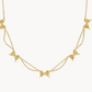 BOW STRAND NECKLACEGOLD