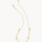 BOW STRAND NECKLACEGOLD