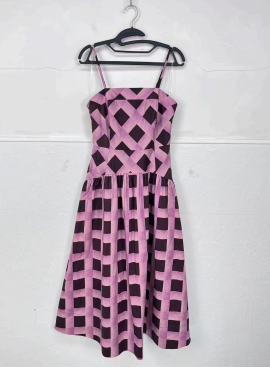 Emily Eggplant Dress
