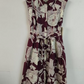 Liza Wine Tie Dress
