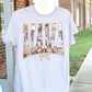 Mama Cowprint Tee