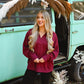 The Cierra Merlot Pullover