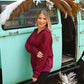The Cierra Merlot Pullover