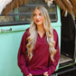 The Cierra Merlot Pullover
