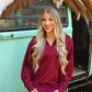 The Cierra Merlot Pullover