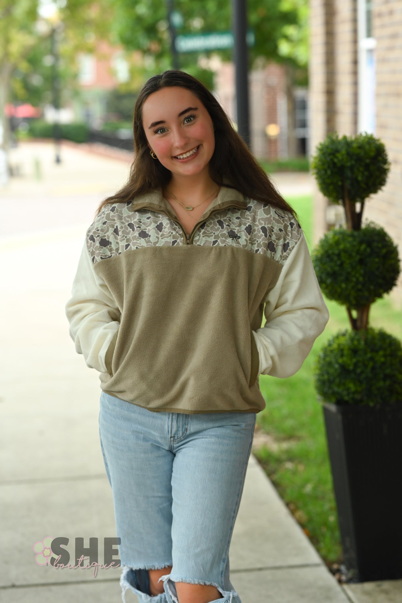 Duck Camo Alleyna Pullover
