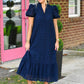 Birdie Navy Lace Maxi Dress