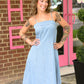 Declan Denim Midi Dress