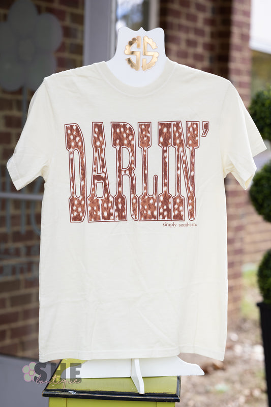 Darlin Cow Front Tee