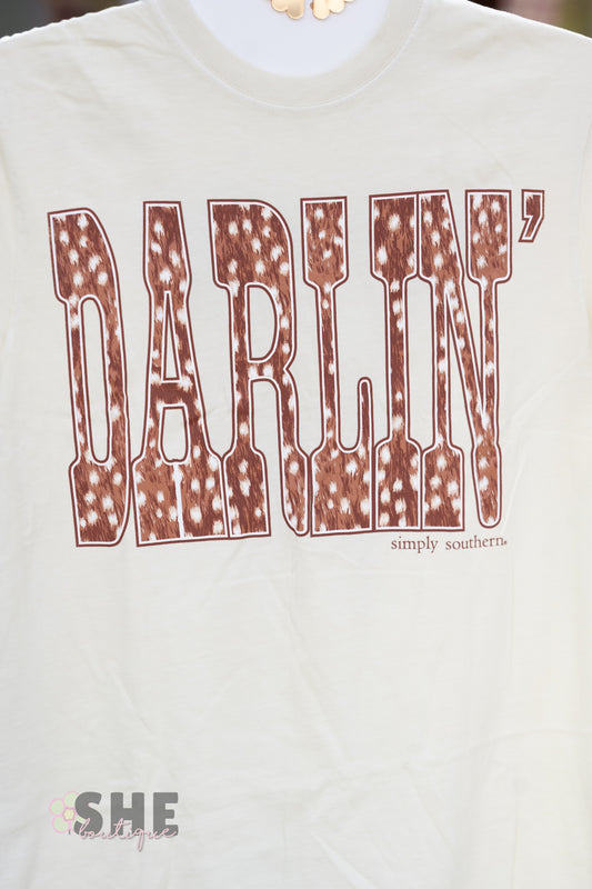 Darlin Cow Front Tee