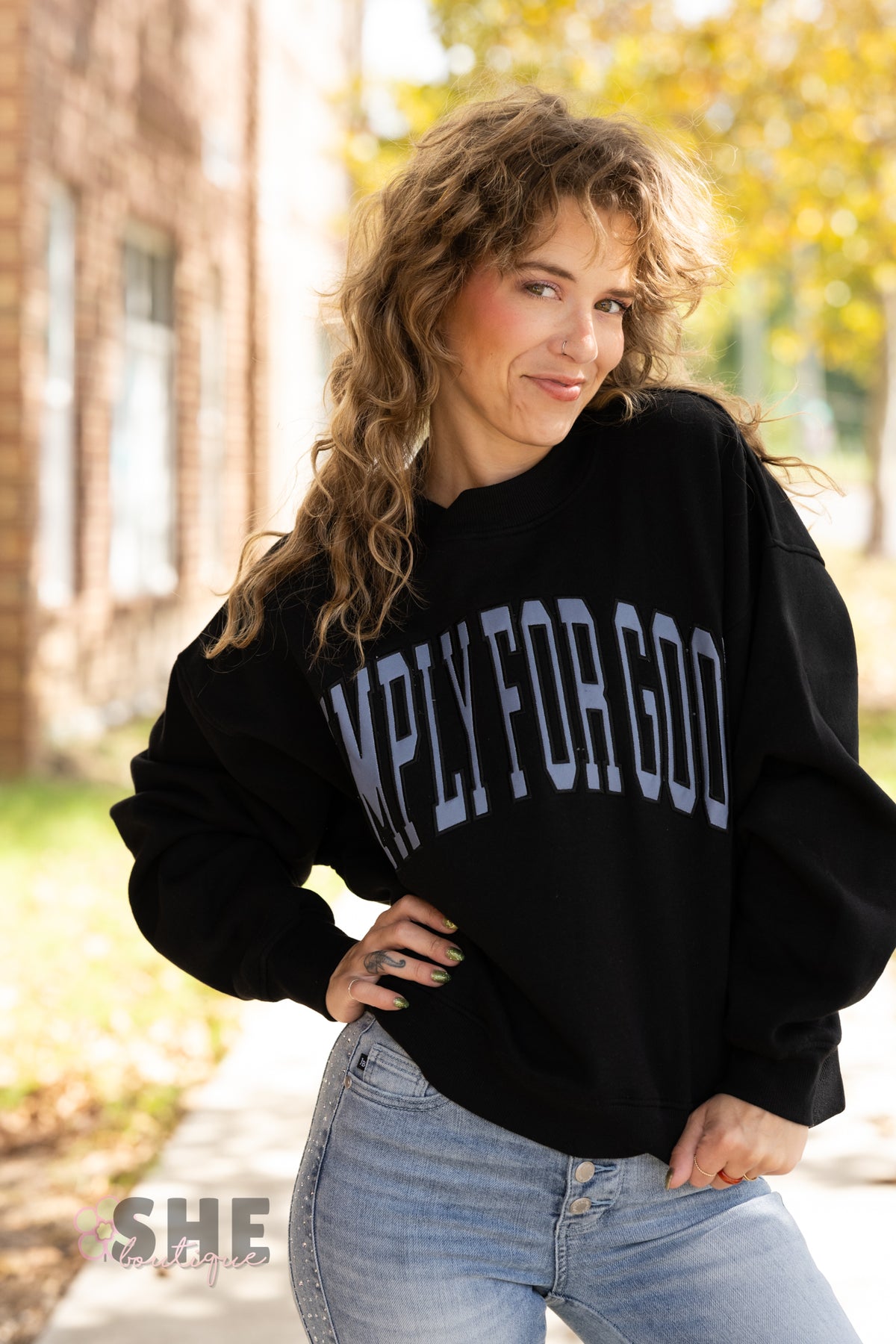 Simply Oversized Black For Good