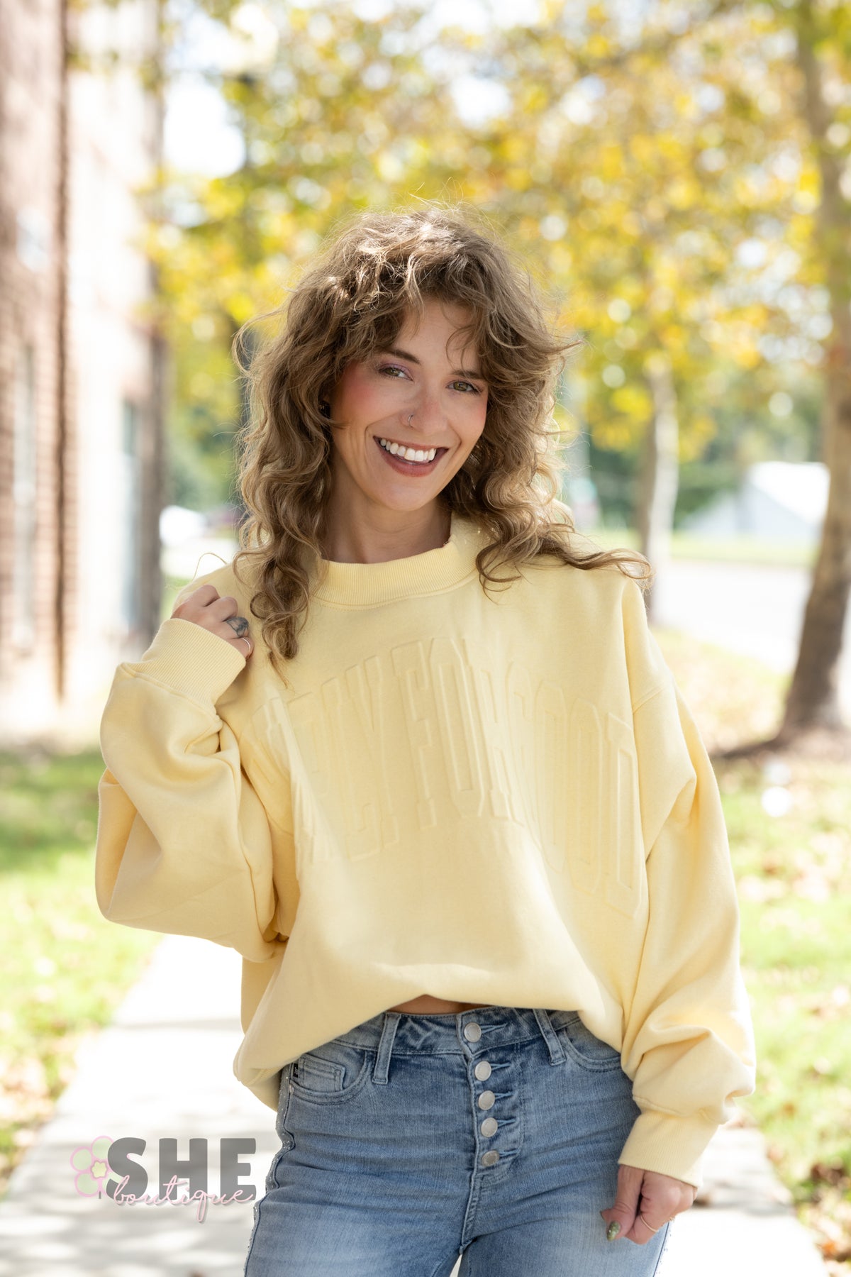 Simply Oversized Yellow For Good