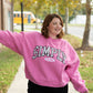 Simply Oversized Pink Polka Dot