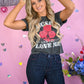 Look Like You Love Me Cropped Tee -
