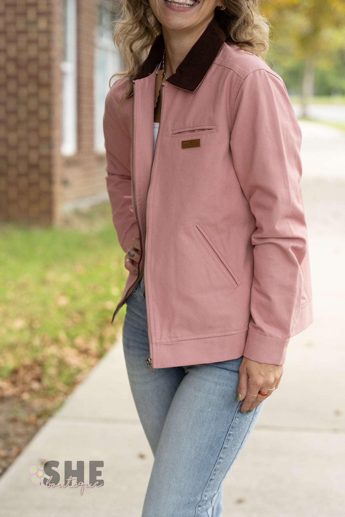 Canvas Pink Jacket