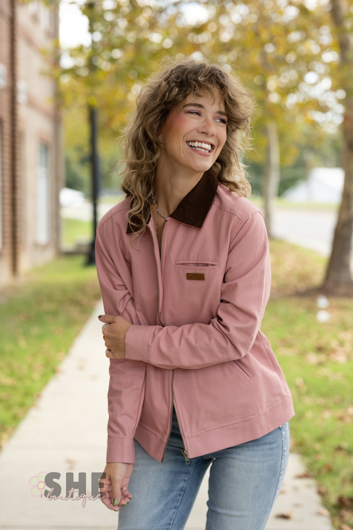 Canvas Pink Jacket