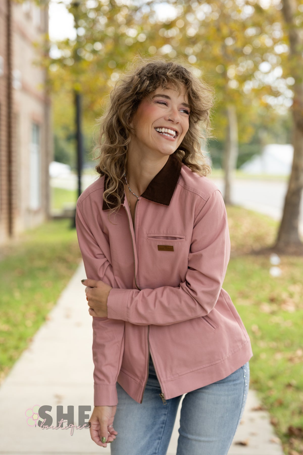Canvas Pink Jacket