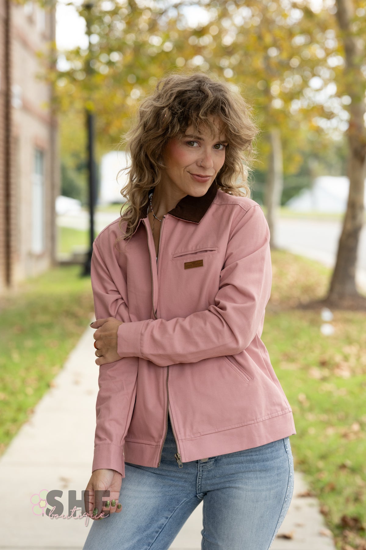 Canvas Pink Jacket