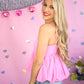 Tay Bubble Hem Pink Tank