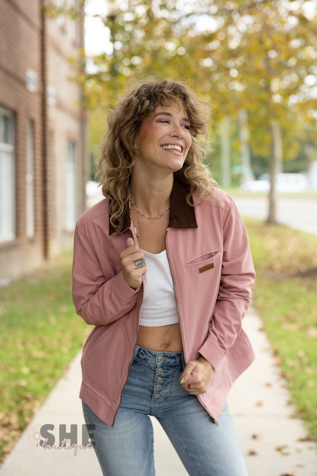 Canvas Pink Jacket