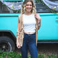 Knitted Up Vest Oatmeal -