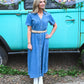 Darlene Belted Denim Dress