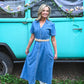 Darlene Belted Denim Dress
