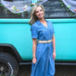 Darlene Belted Denim Dress