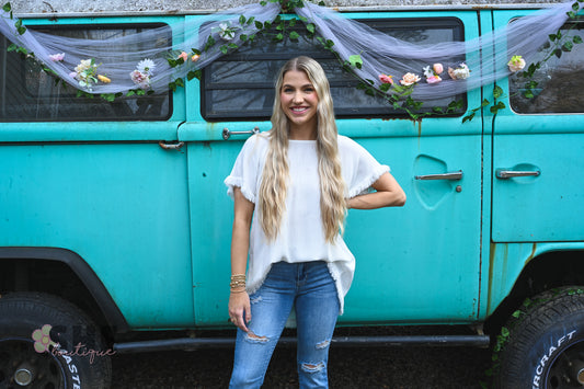 White Ellis Top