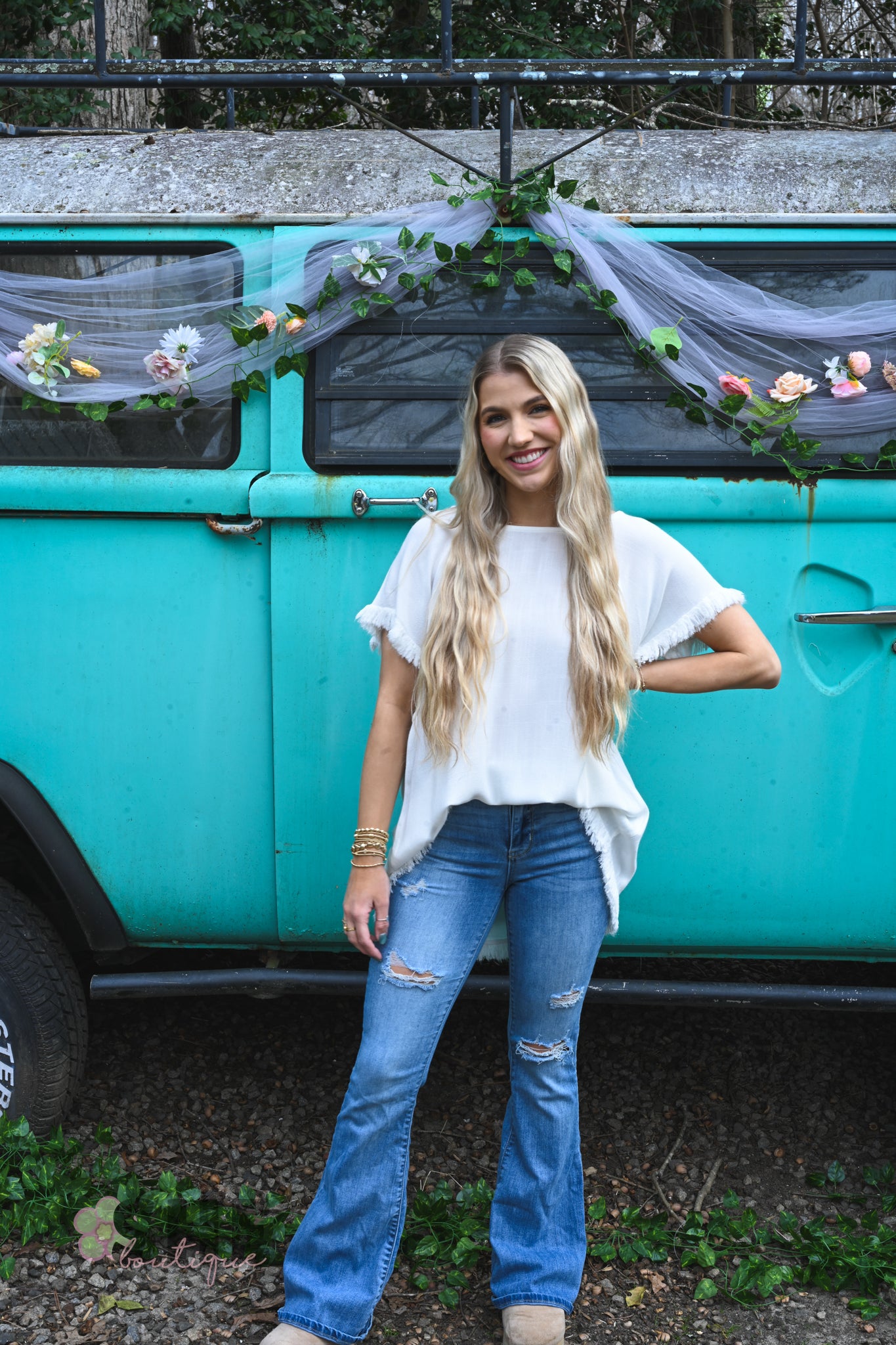White Ellis Top
