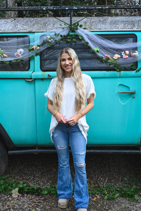 White Ellis Top