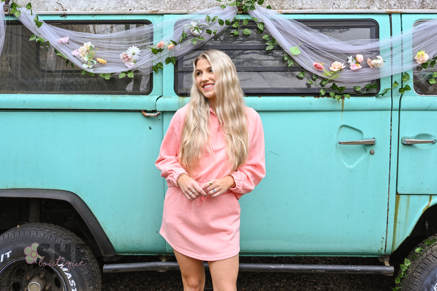 SS Coral Quarter Zip Pullover
