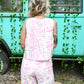 Pink Summer Mirage Top