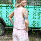 Pink Summer Mirage Top