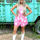Lacey Pink Romper