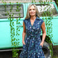 Navy Daisy Dress