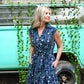 Navy Daisy Dress