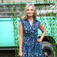 Navy Daisy Dress