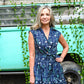Navy Daisy Dress