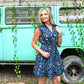 Navy Daisy Dress