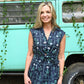 Navy Daisy Dress