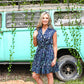 Navy Daisy Dress