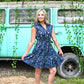 Navy Daisy Dress
