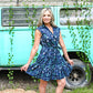 Navy Daisy Dress