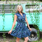 Navy Daisy Dress