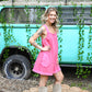 Heading South Waffle Knit Romper -