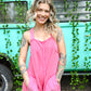 Heading South Waffle Knit Romper -